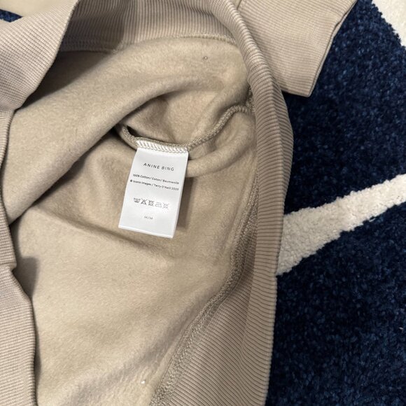 Anine Bing Sport Bean Paste Ash Sweater Womens Medium - Picture 3 of 4